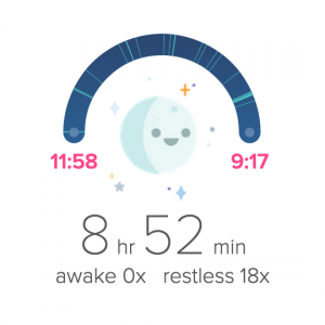 fitbit sleep data day 15